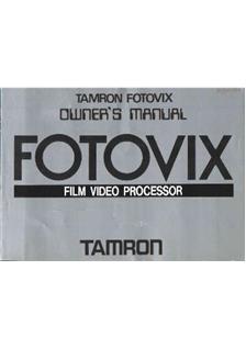 Tamron Fotovix manual. Camera Instructions.